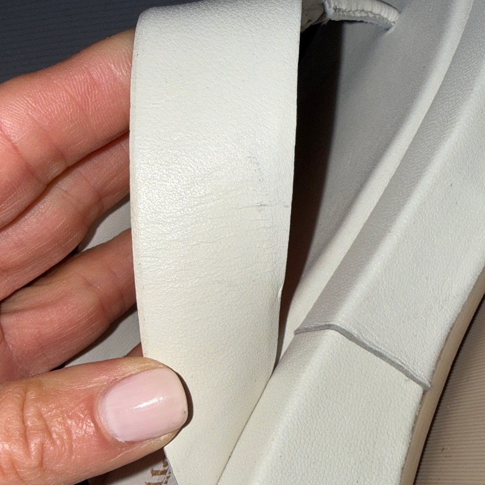 Seychelles Cream Platform Thong Sandals - Picture 6 of 7